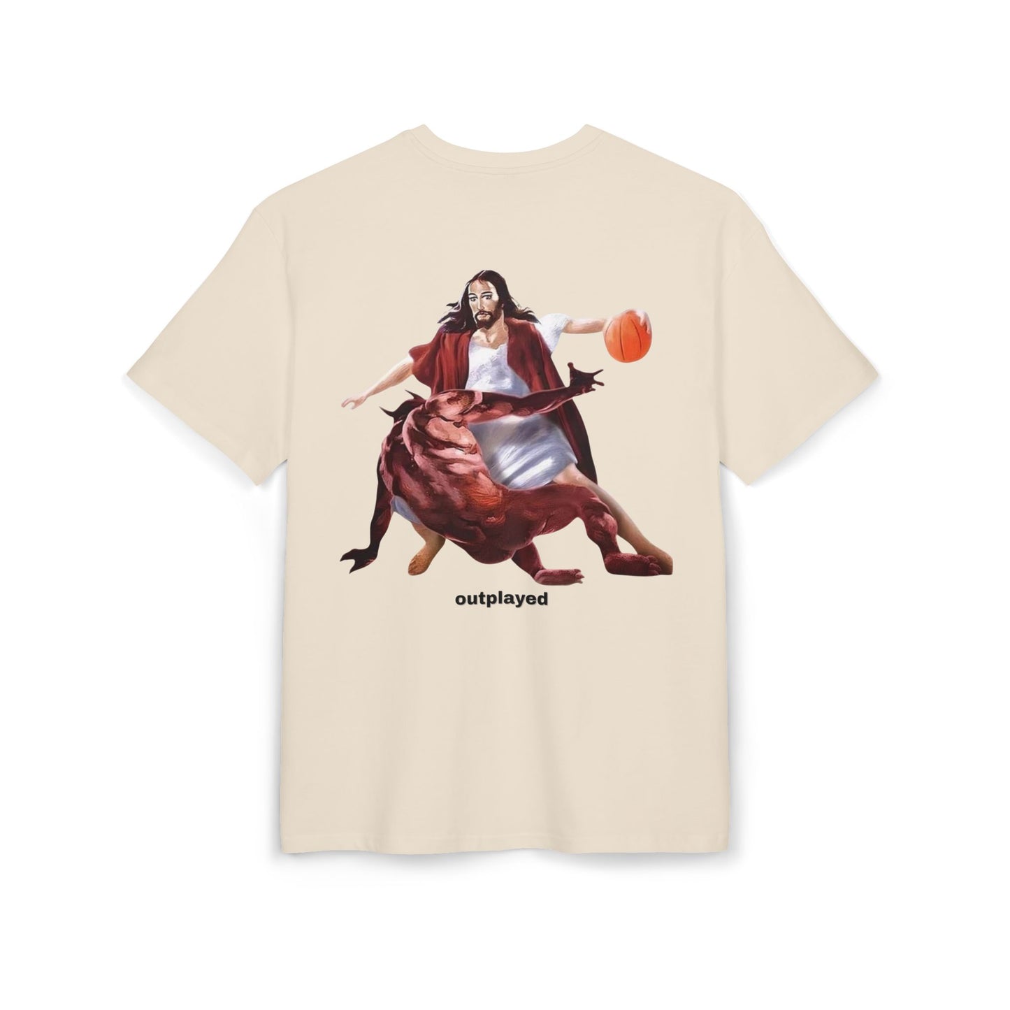 Outplayed Unisex Graphic Backprint T-Shirt