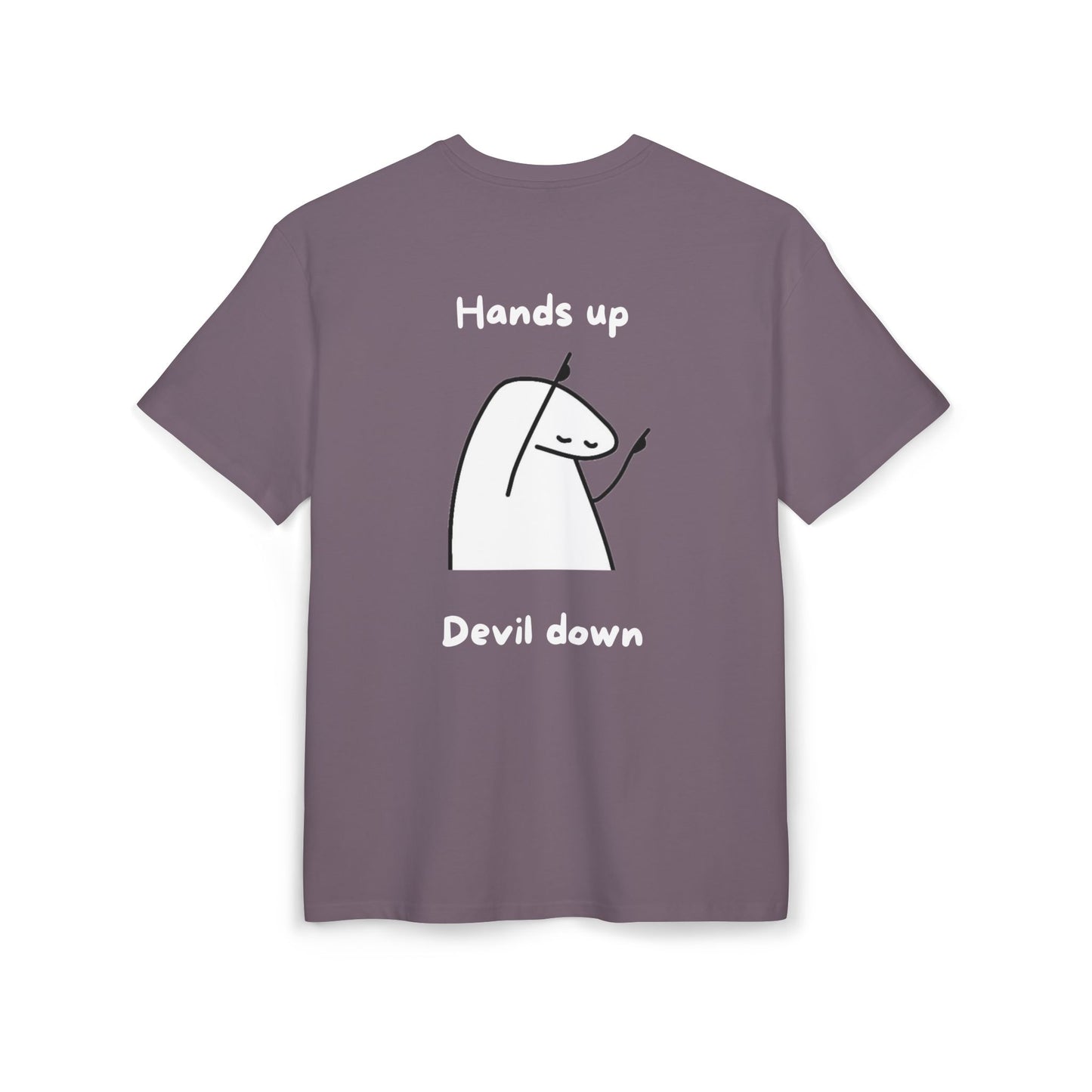 Hands up, Devil down Backprint T-shirt