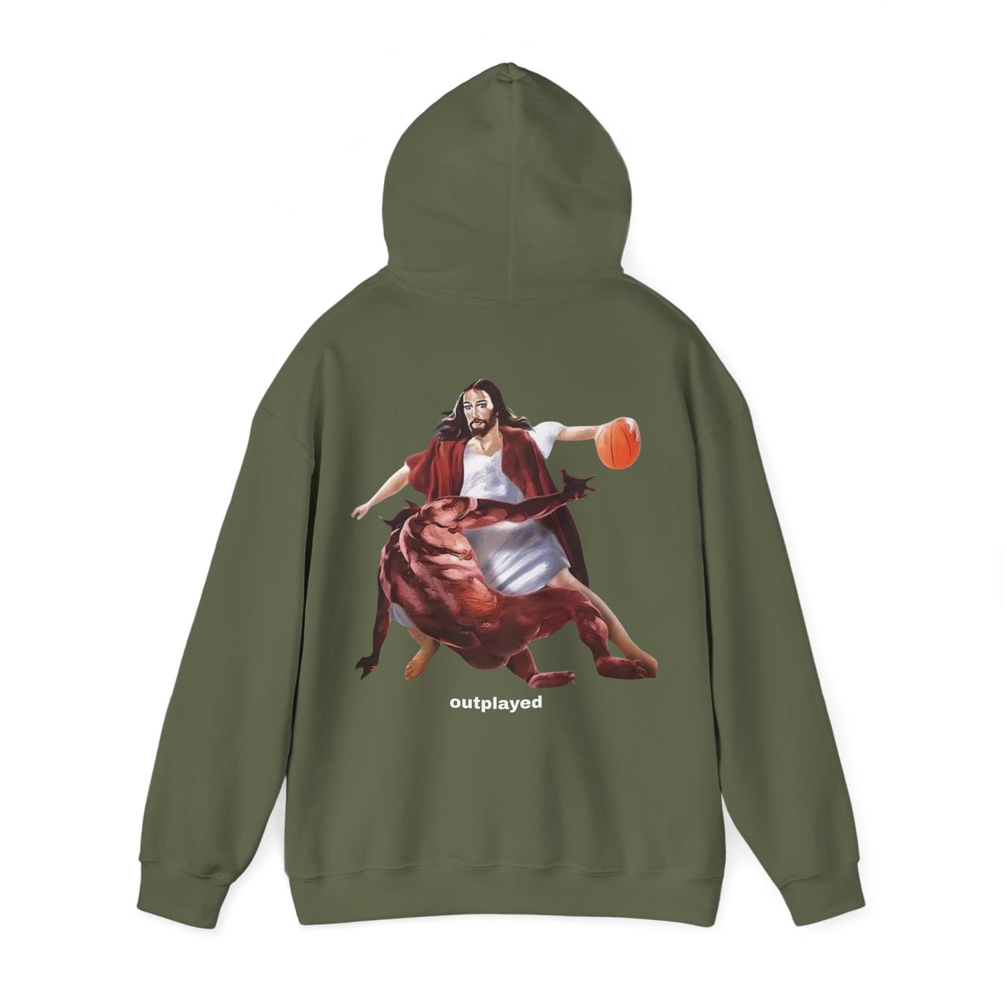 Outplayed Hoodie Backprint