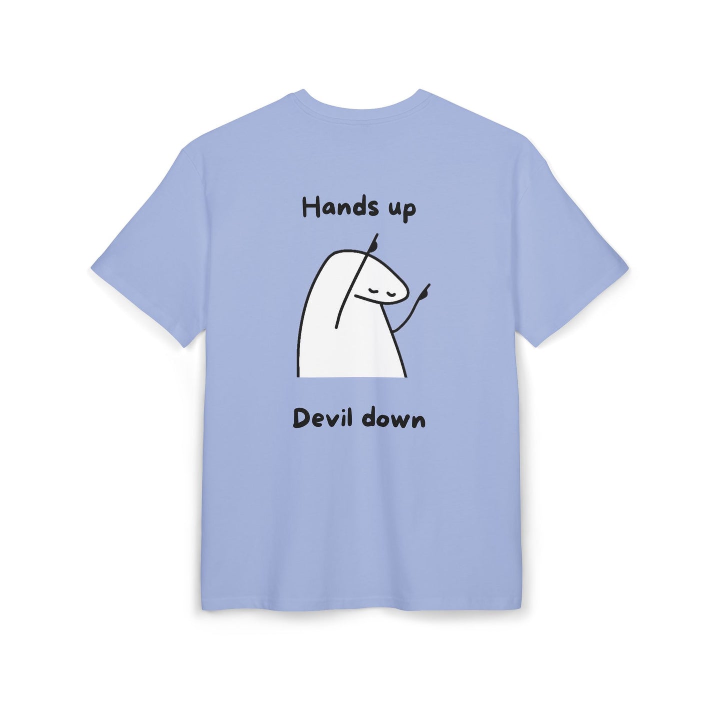 Hands up, Devil down Backprint T-shirt