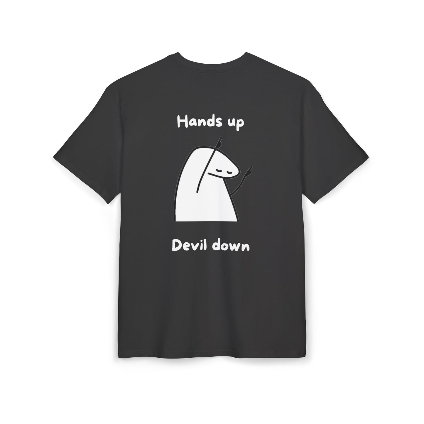 Hands up, Devil down Backprint T-shirt