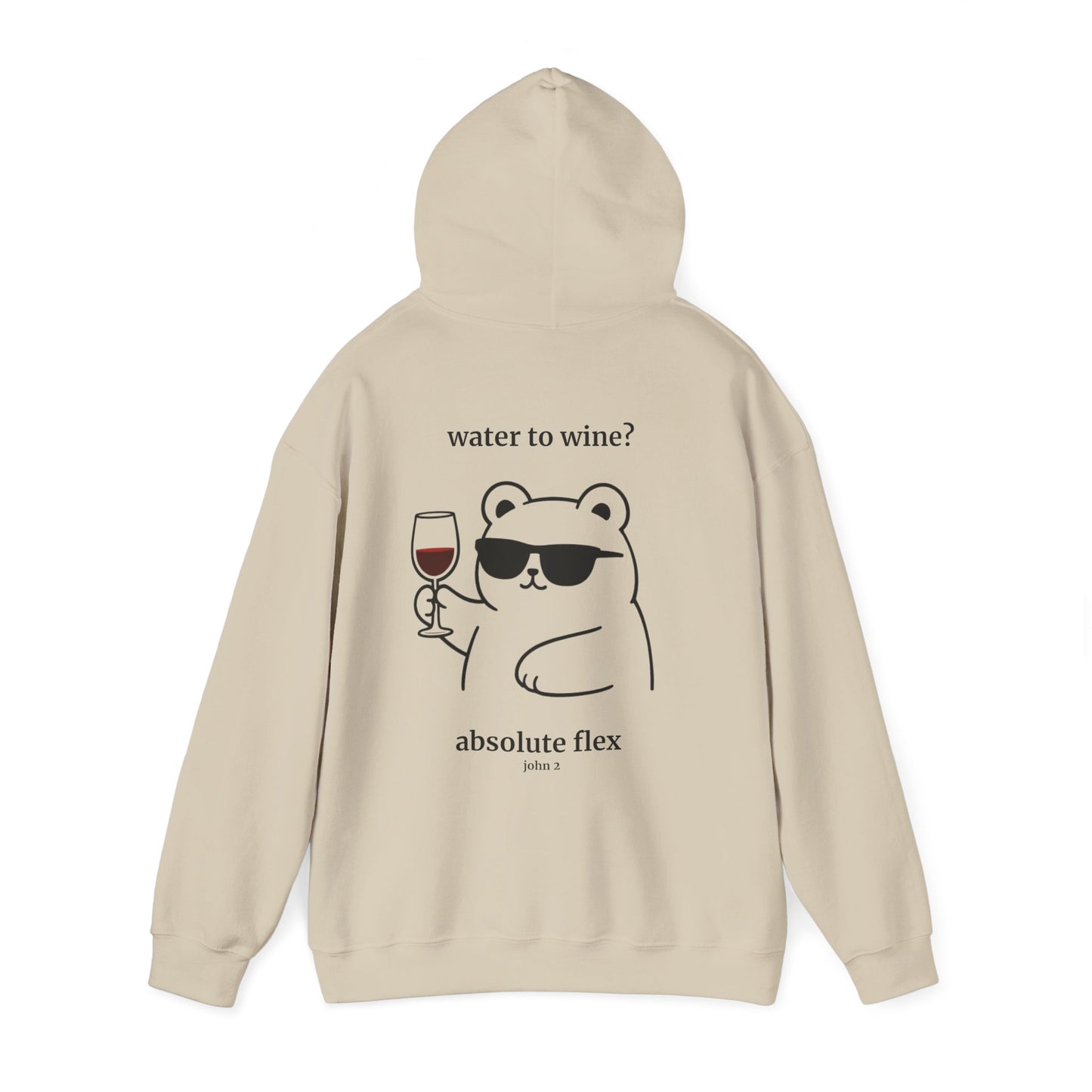 "Water to Wine" Backprint Hoodie