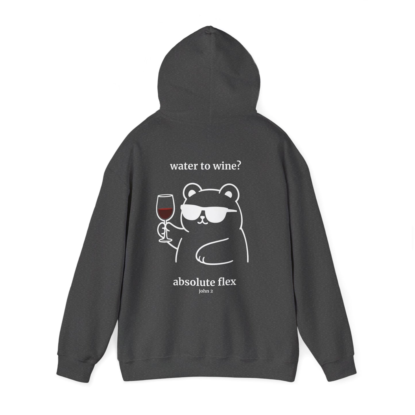 "Water to Wine" Backprint Hoodie