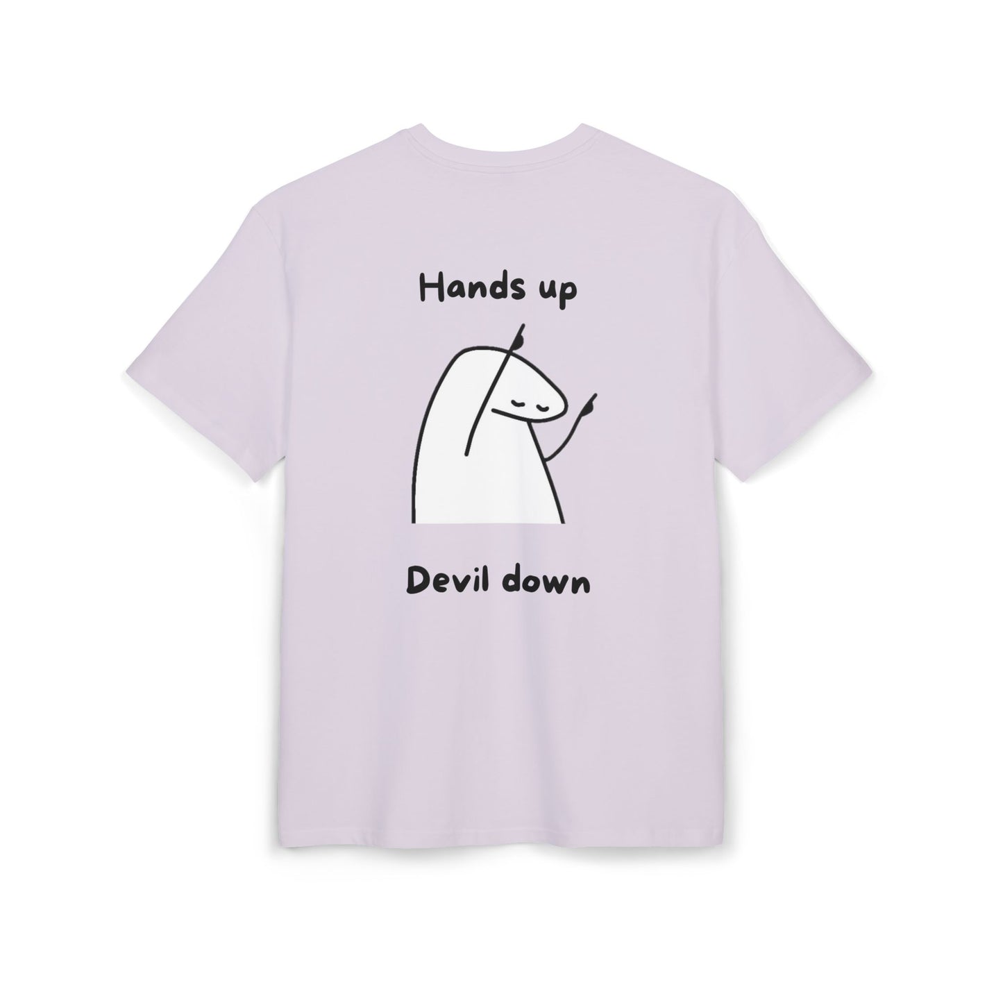 Hands up, Devil down Backprint T-shirt