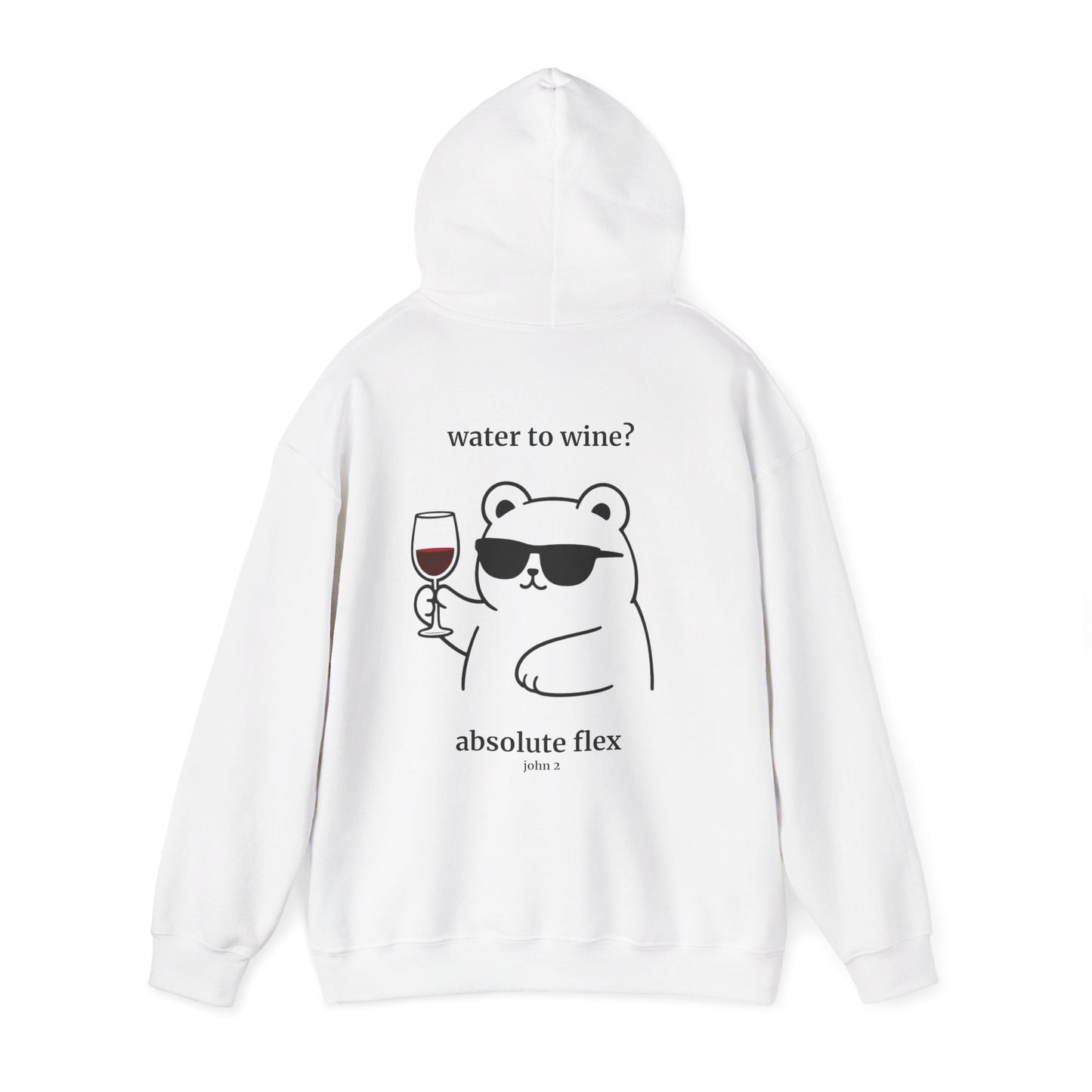 "Water to Wine" Backprint Hoodie