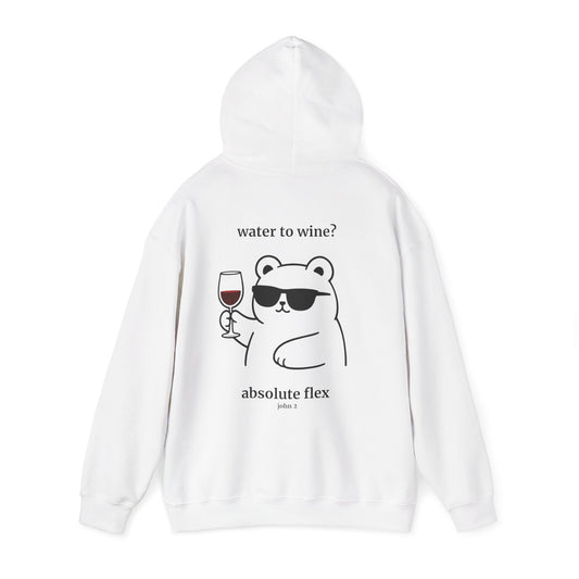 "Water to Wine" Backprint Hoodie