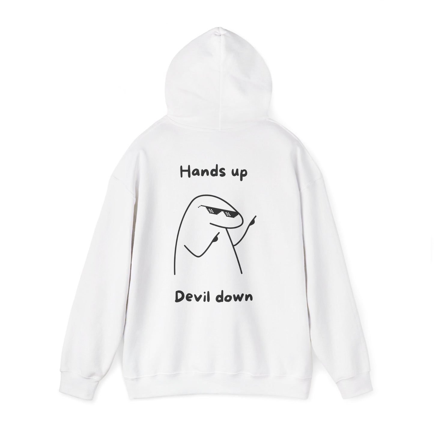 "Hands Up - Devil Down" Backprint Hoodie