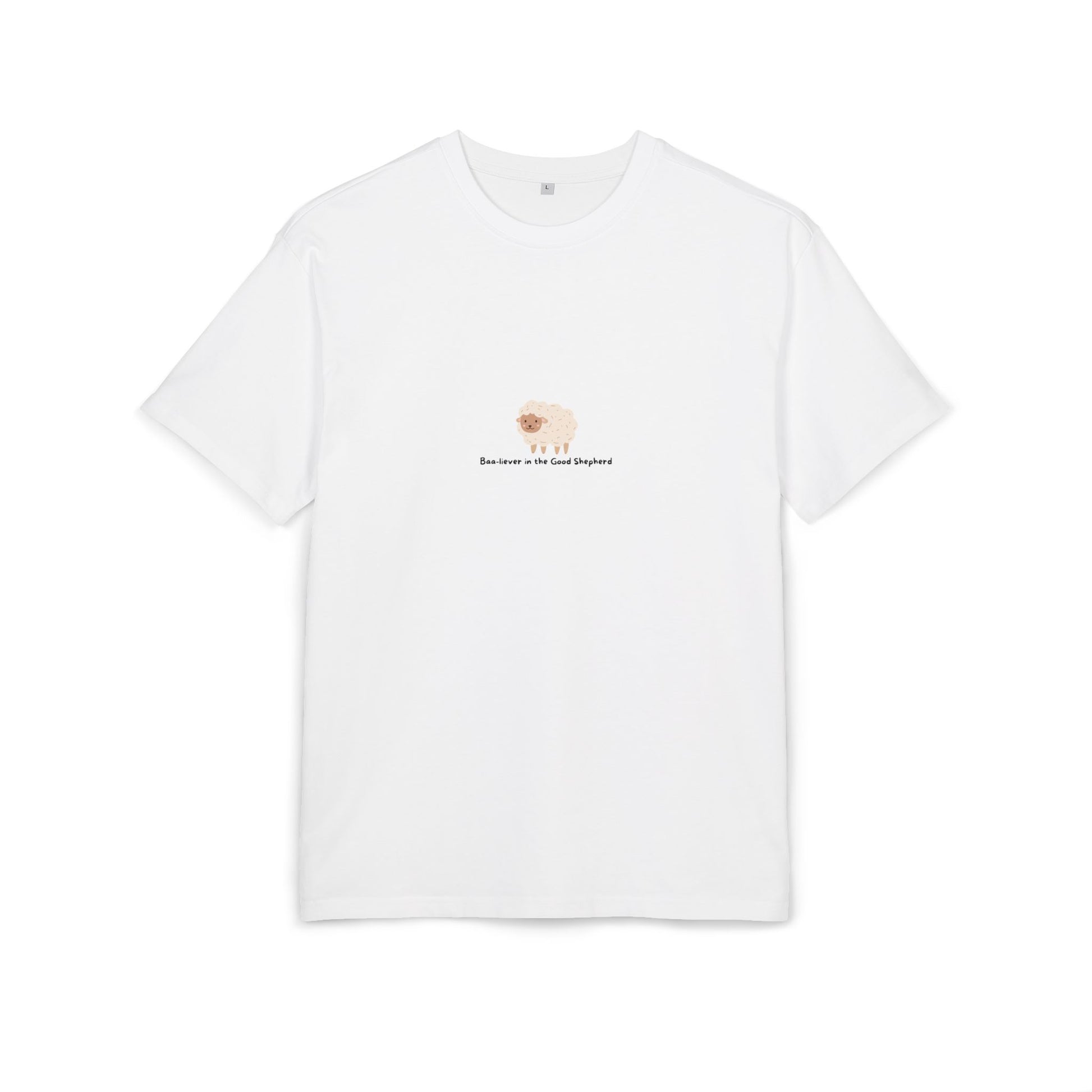 Christian t-shirt with a simplistic look and Good Shepherd design