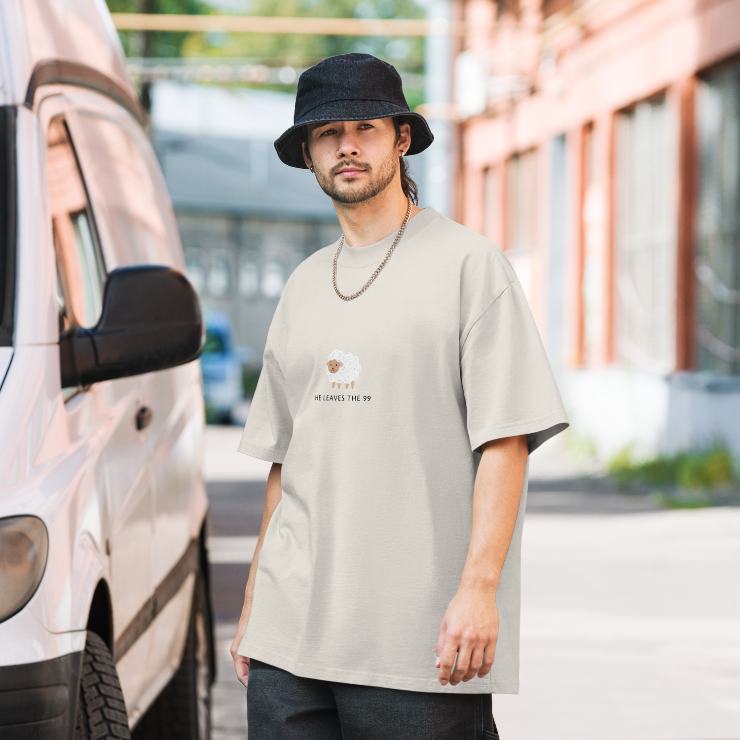 Christian shirt – He Leaves the 99 design
